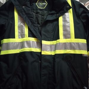 Men's High-Visibility Black Performance Jacket